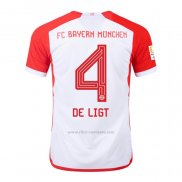 Camiseta Bayern Munich Jugador De Ligt Primera 2023-2024