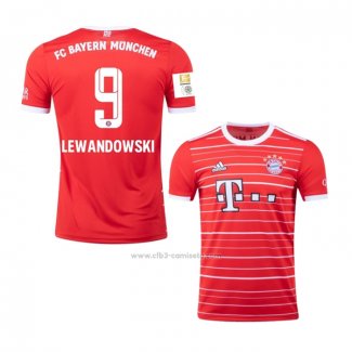 Camiseta Bayern Munich Jugador Lewandowski Primera 2022-2023