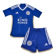 Camiseta Leicester City Primera Nino 2023-2024