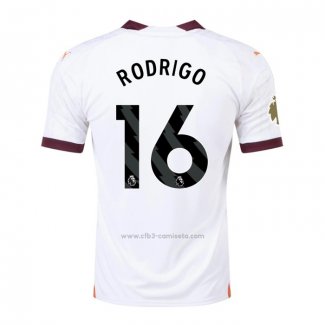 Camiseta Manchester City Jugador Rodrigo Segunda 2023-2024