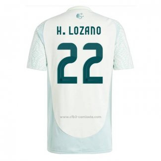 Camiseta Mexico Jugador H.Lozano Segunda 2024