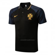 Camiseta Polo del Portugal 2022-2023 Negro