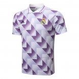 Camiseta Polo del Real Madrid 2022-2023 Blanco y Purpura