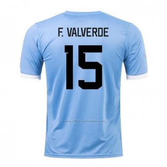 Camiseta Uruguay Jugador F.Valverde Primera 2022