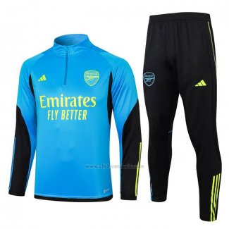 Chandal de Sudadera del Arsenal 2023-2024 Azul