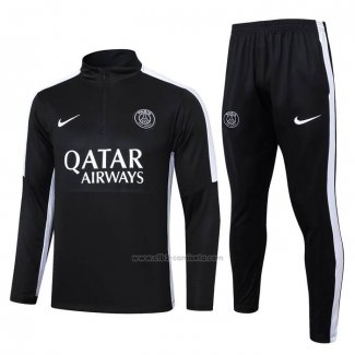 Chandal de Sudadera del Paris Saint-Germain Nino 2023-2024 Negro