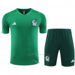 Chandal del Mexico Manga Corta 2023-2024 Verde - Pantalon Corto