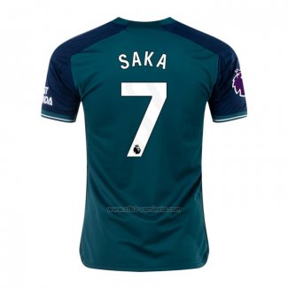 Camiseta Arsenal Jugador Saka Tercera 2023-2024
