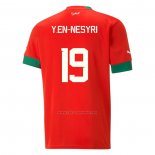 Camiseta Marruecos Jugador Y.En-Nesyri Primera 2022