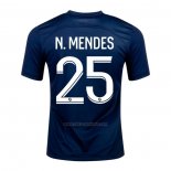 Camiseta Paris Saint-Germain Jugador N.Mendes Primera 2022-2023
