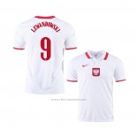 Camiseta Polonia Jugador Lewandowski Primera 2020-2021