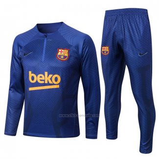 Chandal de Sudadera del Barcelona 2022-2023 Azul