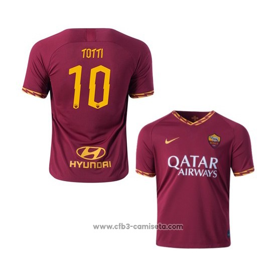 Camiseta Roma Jugador Totti Primera 2019-2020 | cfb3camiseta